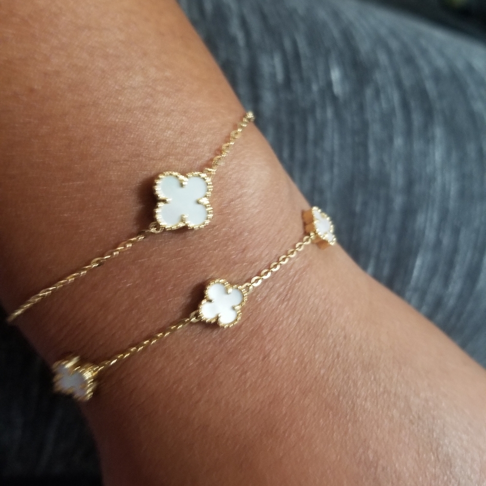 18k solid  gold bracelets - Picture 2 of 5